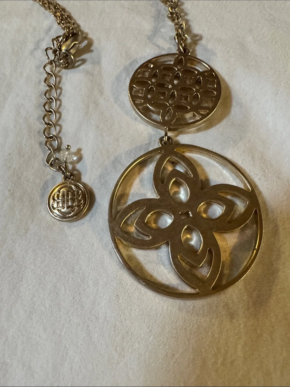 Dana Buchman Gold-Tone Filigree Pendant Necklace - Women's Jewelry